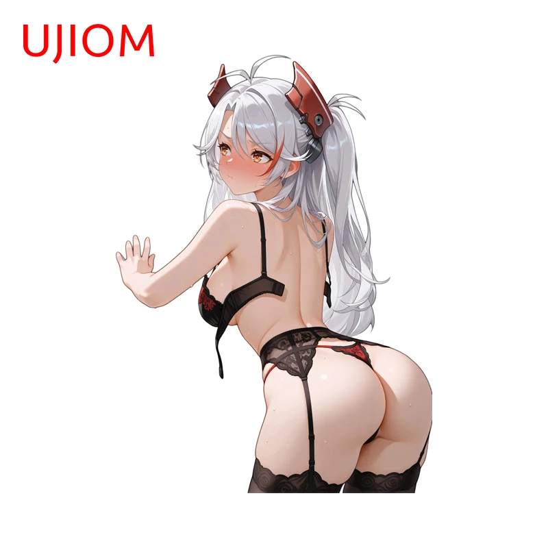 UJIOM Azur Lane Girl Sexy Bikini Wall Sticker Beautiful Graffiti Sofa Wall Decal Occlusion Scratch Vinly Vestibule Decor
