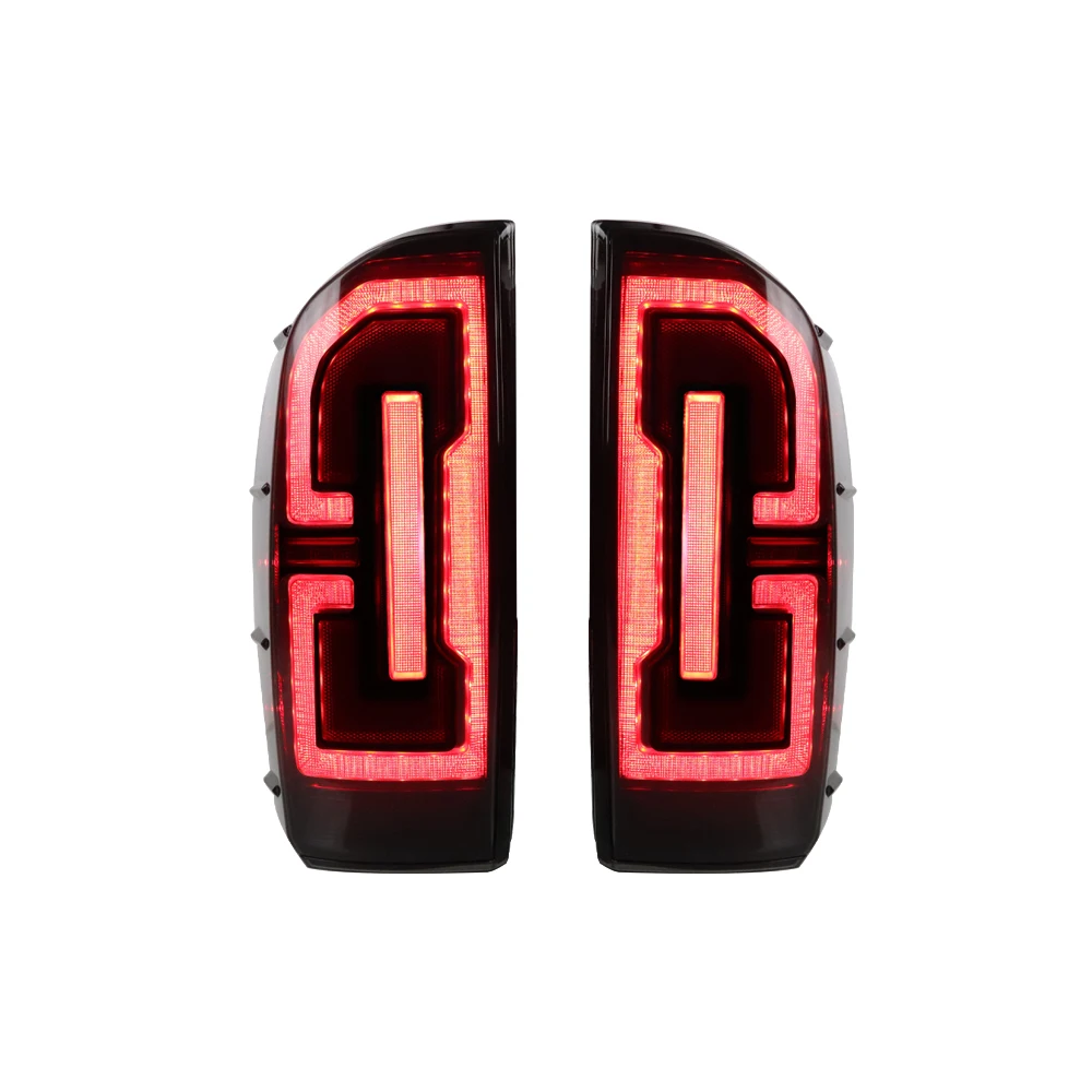 Suitable for Toyota Tacoma 2016-2018 LED Car Tail Light Assembly Upgrade, Featuring Dynamic Turn Signal Effects, Automotive Tool