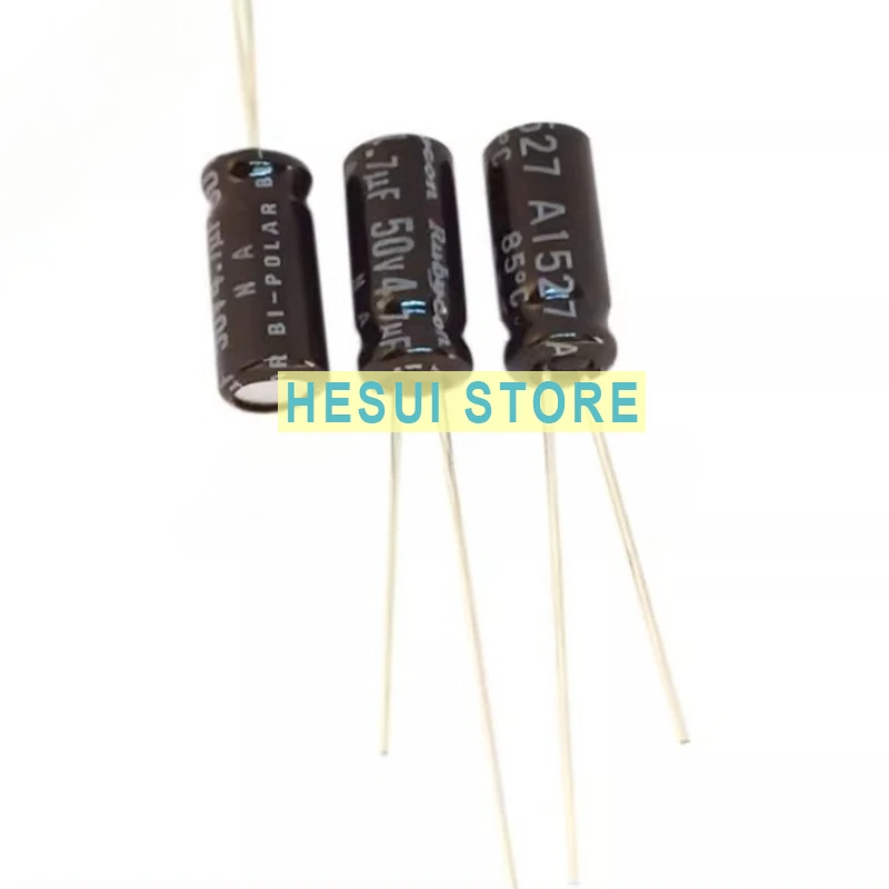 10Pcs Ruby electrolytic capacitor 50V4.7UF 5X11 NA electrodeless capacitor 85 degrees RUBYCON generation 35V