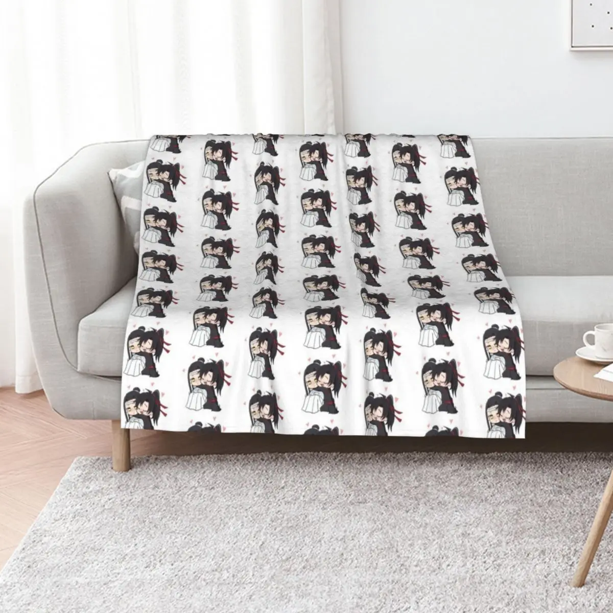 Wangxian Throw Blanket Loose heavy to sleep Large Hairys Vintage Tourist Blankets