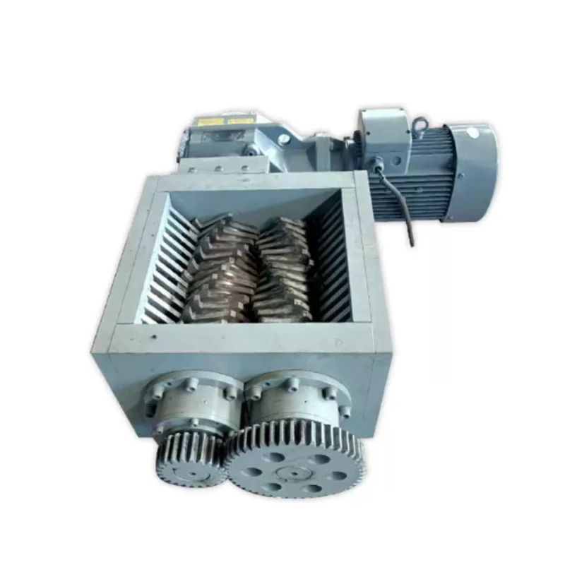Small shredder chassis scrap metal wood domestic waste plastic shredder box fabric old clothes