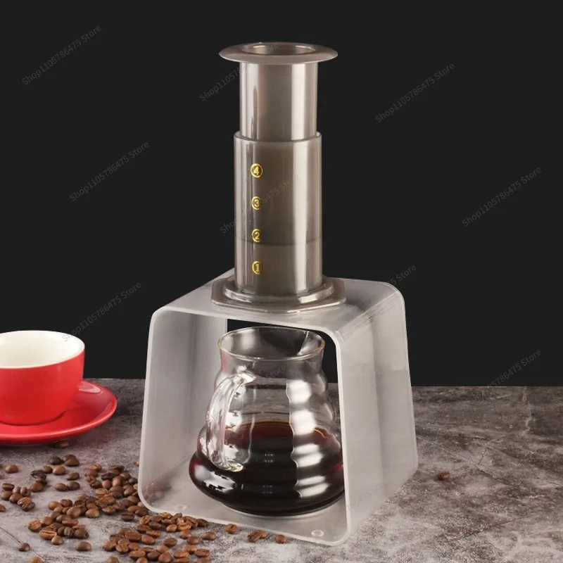 For Coffee Hand-brewing Rack, Drip-type Filter Cup Holder, Coffee Rack with Drip Tray, Trapezoidal Rack, Hand-brewing Utensils