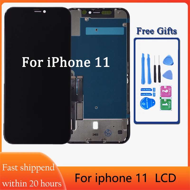 OLED For iphone 11 LCD Display With Touch Screen Digitizer Assembly for iPhone 11 LCD Screen Replacement