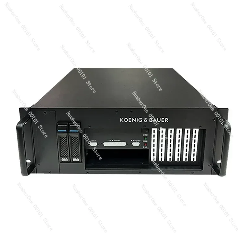 19-Inch 4U Rackmount 2-Bay Hot-Swappable Storage Chassis ATX Server Industrial Computer Chassis Customizable Data Storage