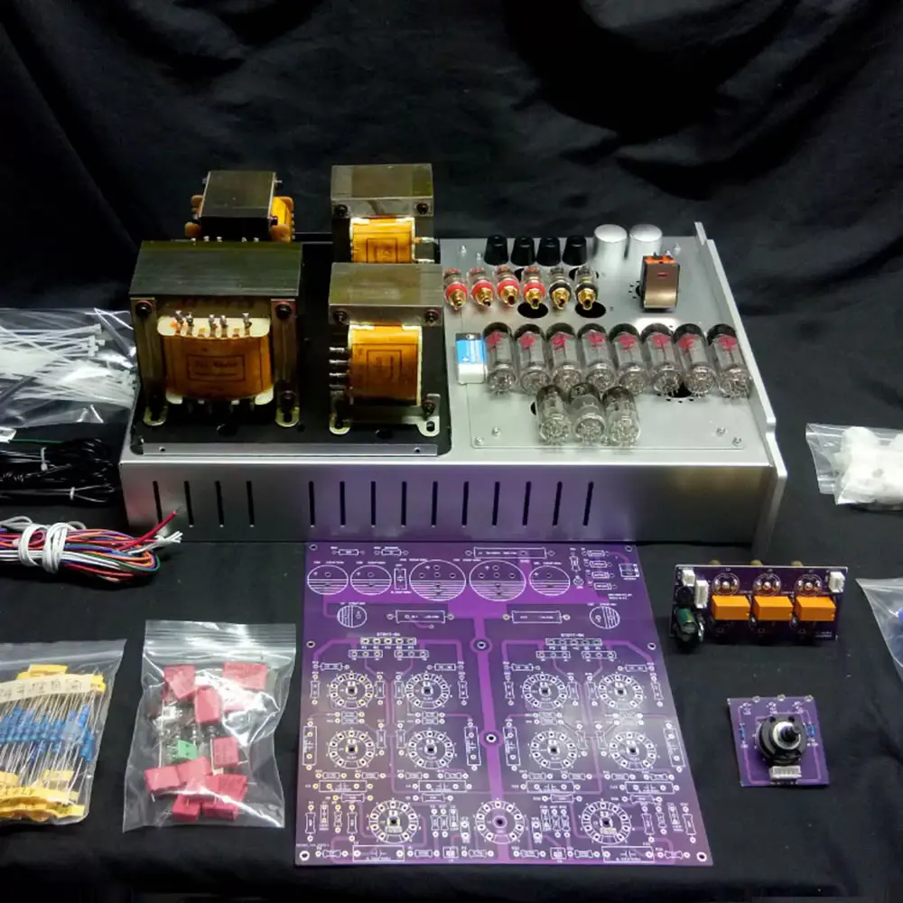 EL84 Parallel Push-pull Tube Machine 2*20W Tube Machine Amplifier DIY Kit