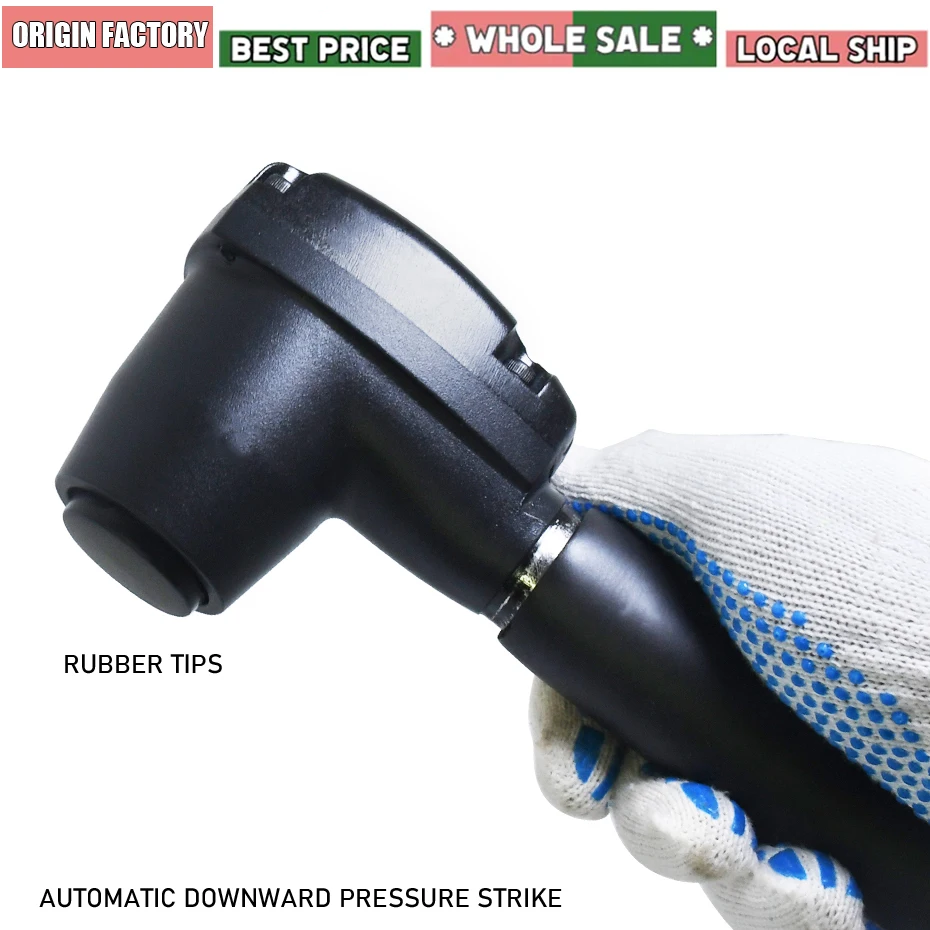 Air Palm Hammer Pneumatic Long Handle Hammer Handheld Air Ball Pein Hammer Dead Blow Hammers Tip For Body Repair