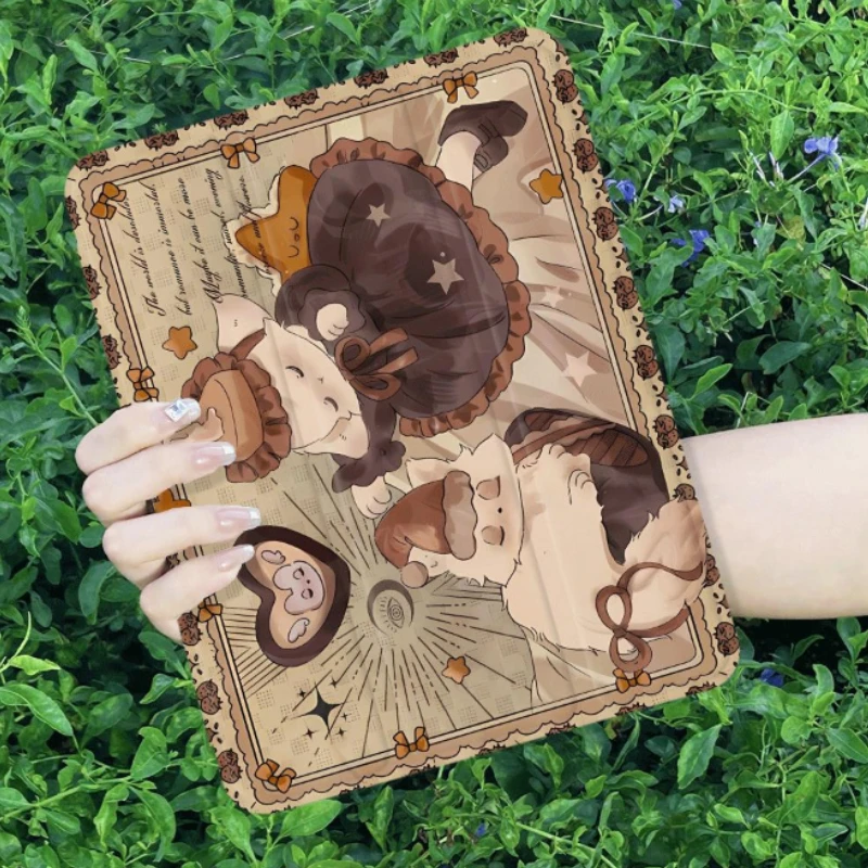 

Чехол для iPad 10-го поколения 2022, чехол для планшета с милым спящим котом для iPad Pro 11 2022 Ipad 2017 10,5 дюймов 7 8 9 10,2 Funda Cover