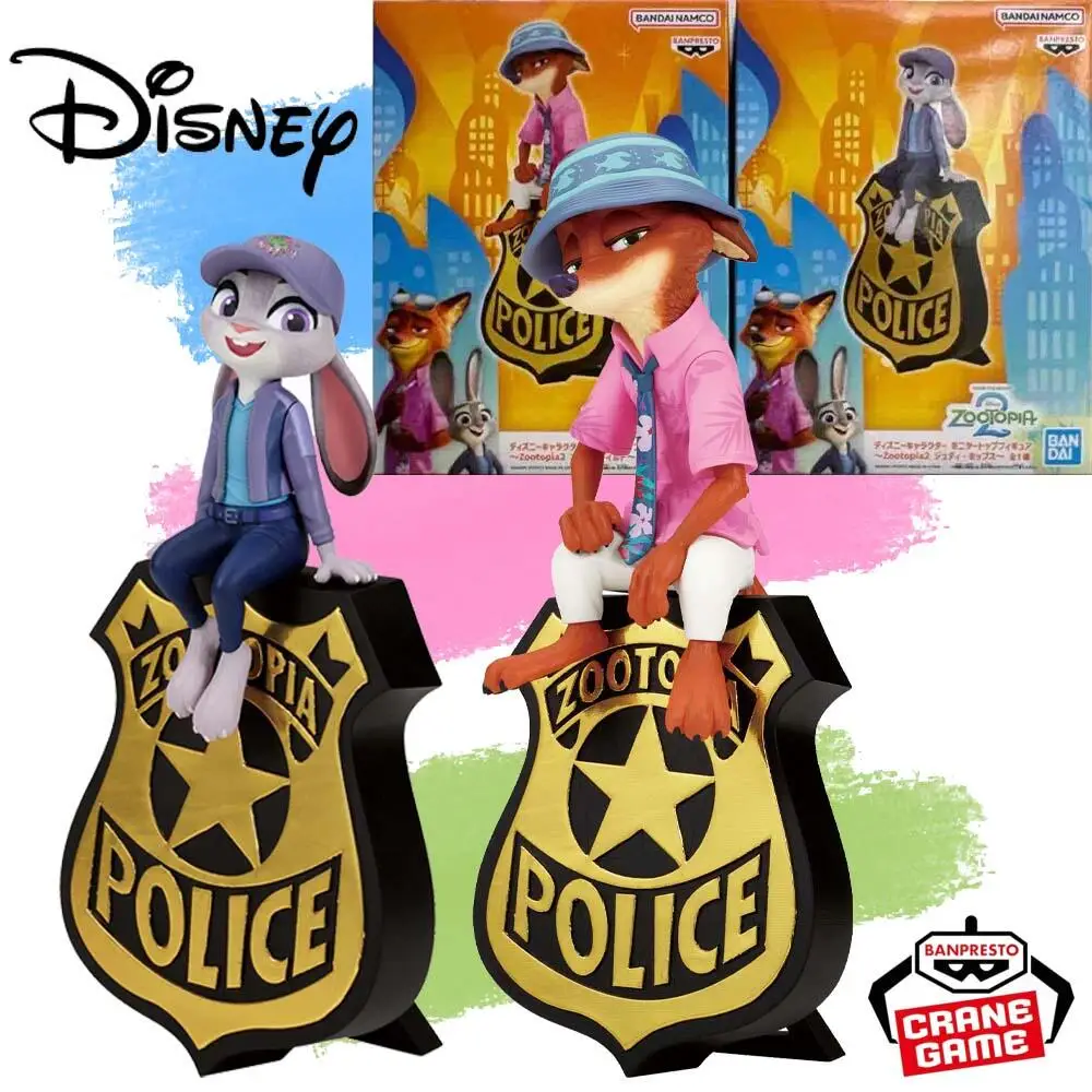 

В наличии: Оригинальная фигурка BANPRESTO Disney — Ник Вайлд и Джуди Хоппс из Zootopia 2, модель-игрушка в стиле аниме