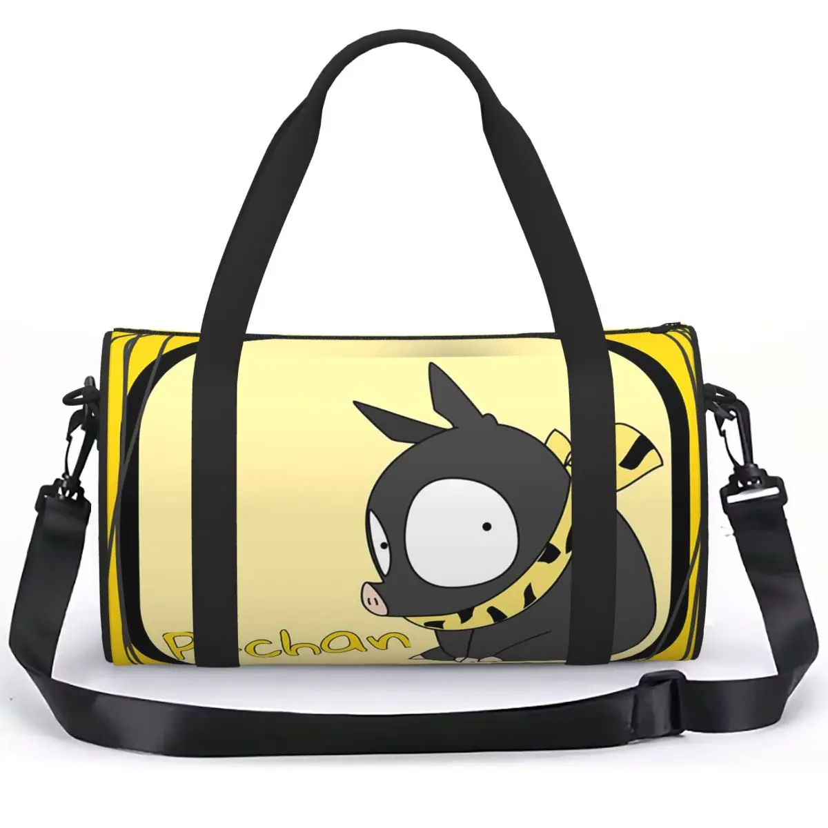 Ranma 12 Saotome Pig Girls P Chan Luggage Bag Multi-Functional Duffle Tote Bag Handbags Gym Bags Fitness Bag for Boys Girls