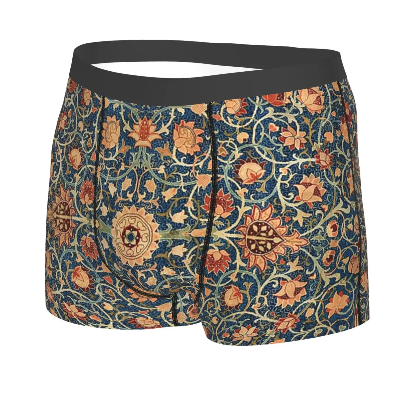 Holland Park William Morris Pattern Man's Boxer Briefs Breathable Funny Underwear High Quality Print Shorts Gift Idea