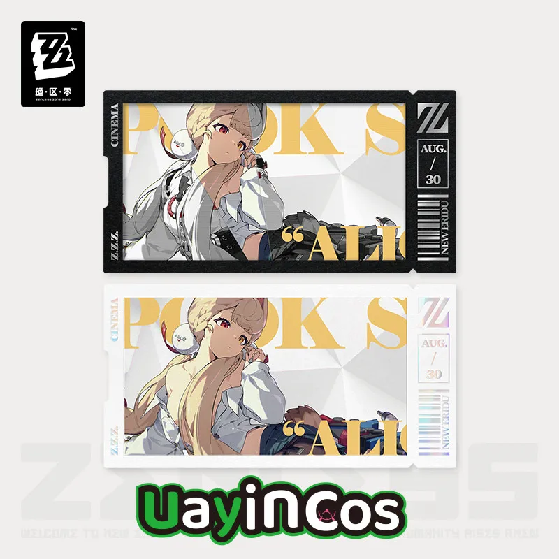 

Original Ukinami Yuzuha Alice Thymefield Zenless Zone Zero Collection Card Set Anime Figure Game Toy Kids Halloween Gift Cosplay