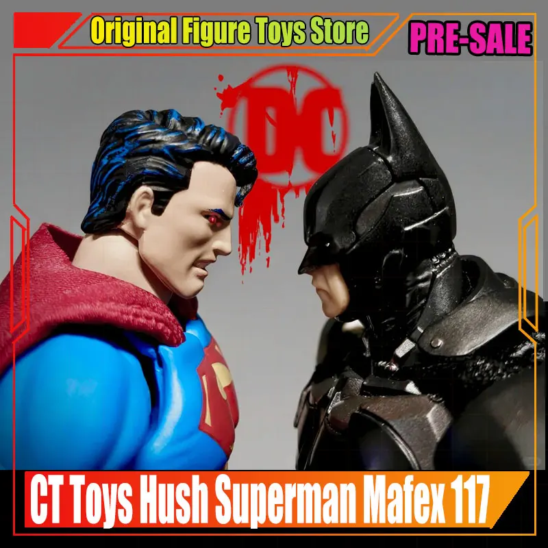 

Новая популярная фигурка CT Toys: Супермен Mafex 117, версия Batman Hush, DC Super Man, аниме-фигурка, статуэтка, модель, подарки, игрушки для детей