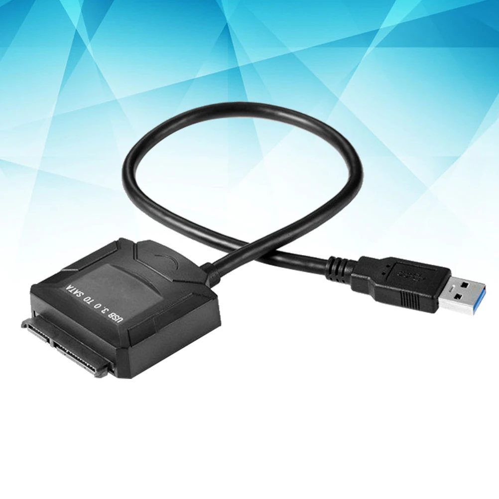 

USB 3.0 to Adapter Cable Converter 2.5 3.5 SSD External Hard Drive Data Transfer Backup Offline Duplication