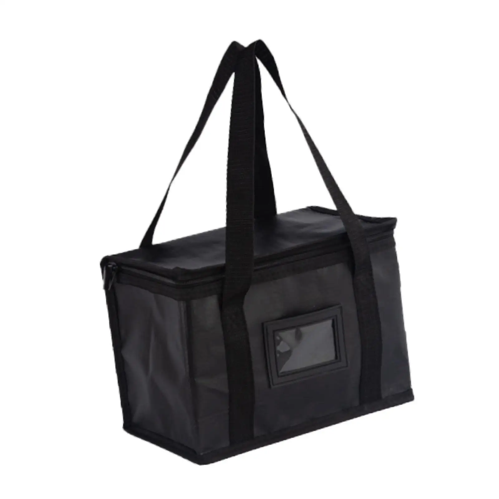 Insulated Food Delivery Bag Container Lightweight Foldable Thermal Cooler Bag Reusable for Camping Outdoor Picnic Lunch Storage