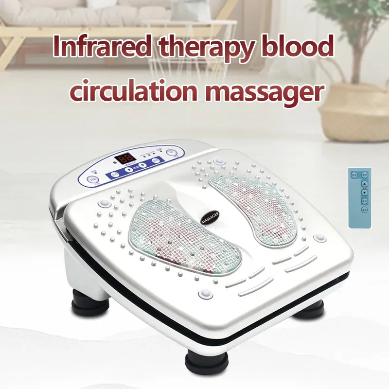 Electric Infrared Thermal Magnetic Foot Massager Compression Vibration heating Foot Massage Machine