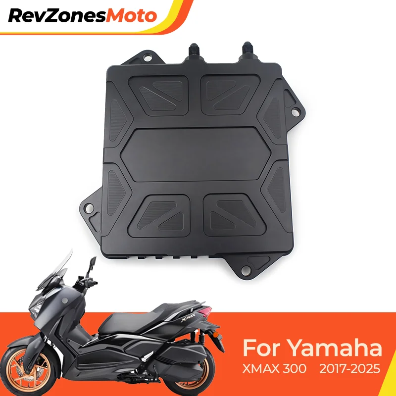 

Крышка воздушного фильтра вариатора мотоцикла для Yamaha XMAX 300 2017-2025, алюминиевая, с ЧПУ, для ременной передачи двигателя