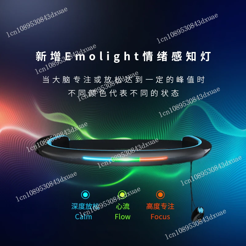 BrainLink Smart Headband Mindfulness Meditation Book Light Stress Relief Wearable Device Helps Sleep Improve Concentration