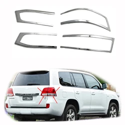 New Abs Car Accessories Chrome Plated Tail Lamp Covers Trim Paste Style For Toyota Land Cruiser Fj200 Lc200 200 2008 - 2011