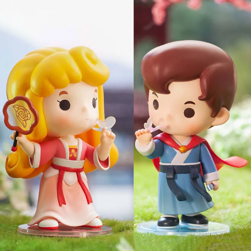 Disney Princess Aurora Prince Phillip Action Figure Dolls Toys Disney Anime Figures Gifts Collection