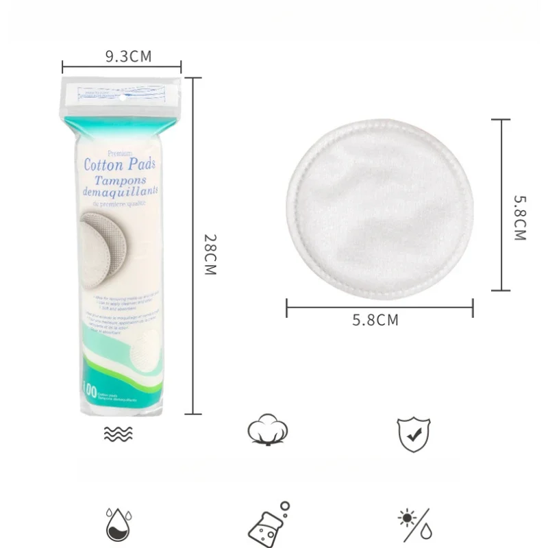 High Quality Disposable Makeup Cotton Wipes Soft Remover Pad Facial Cleansing Paper Wipe Cosmetic Cotton Toner Facial Mask Paper