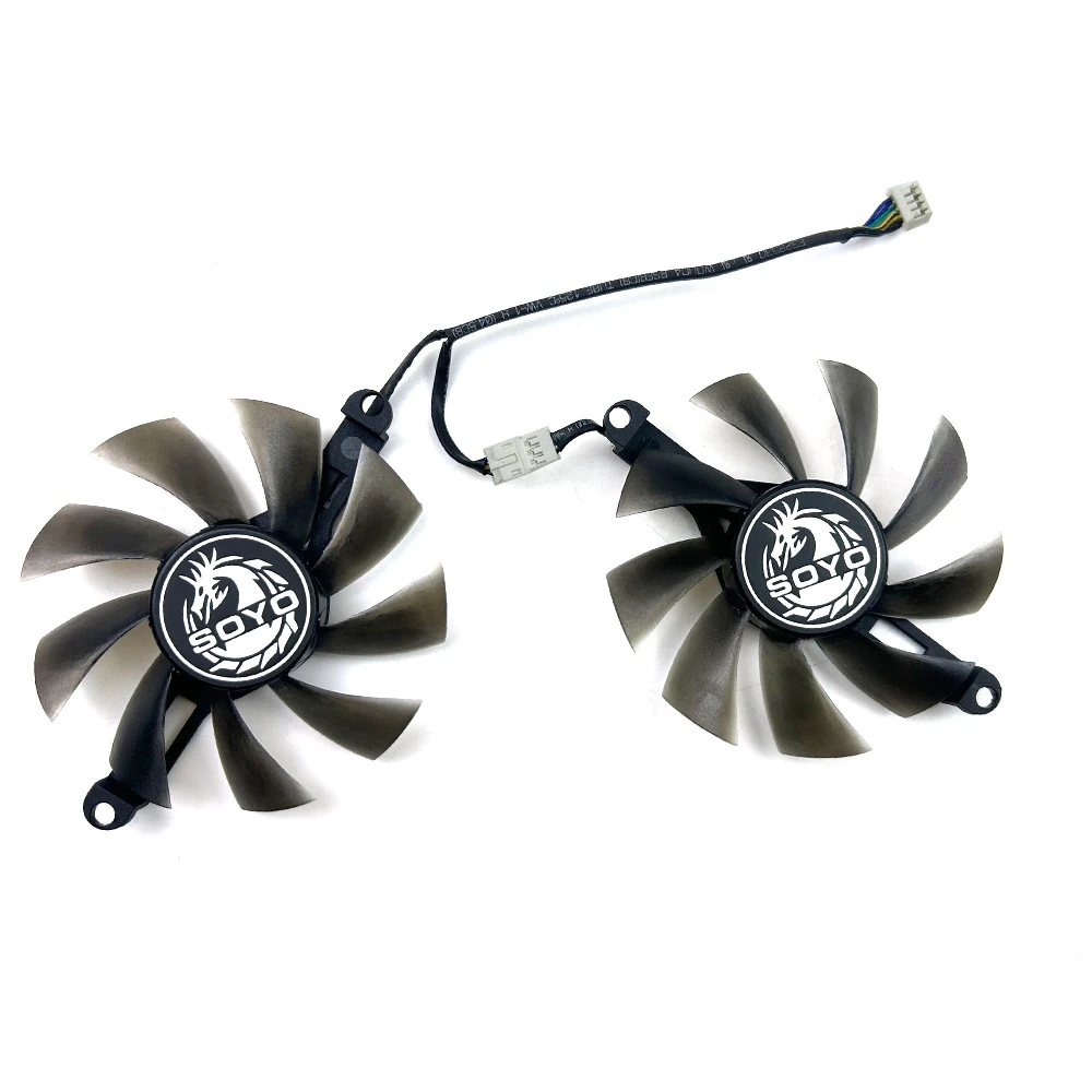 NEW 85MM 4PIN Cooling Fan RX580  For SOYO RX 580 2048sp video card fans