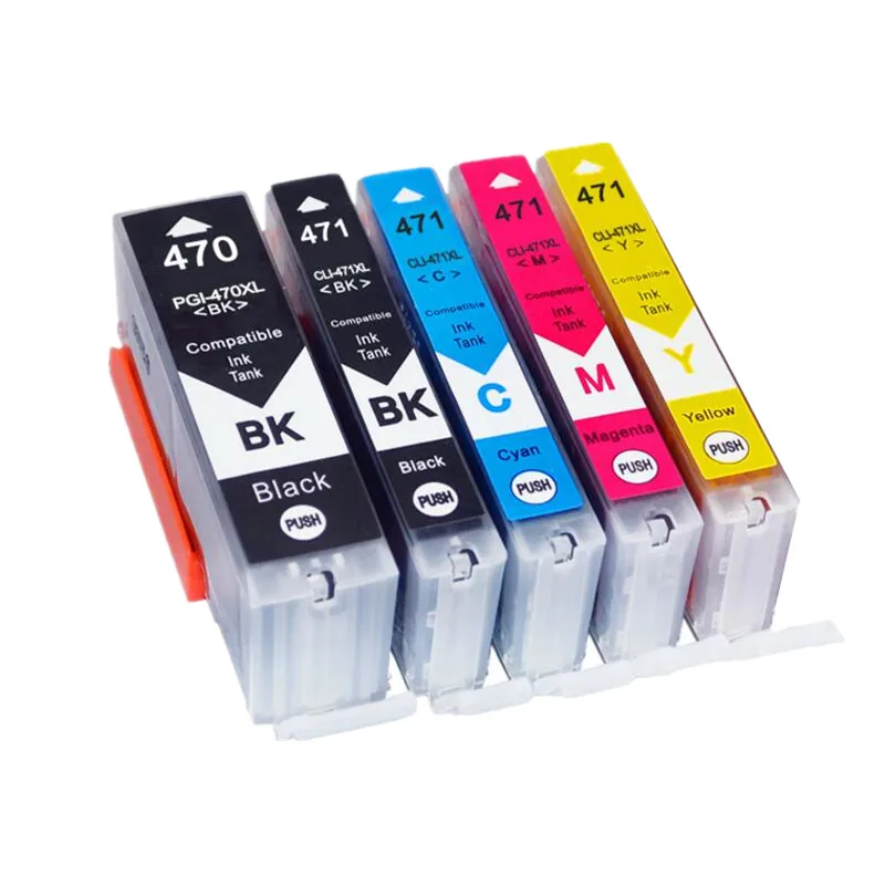 PGI 470 CLI 471 Ink Cartridge For Canon PGI470 PGI-470 CLI-471 PIXMA MG6840 MG5740 TS5040 TS6040 MG 6840 Printer Cartridges