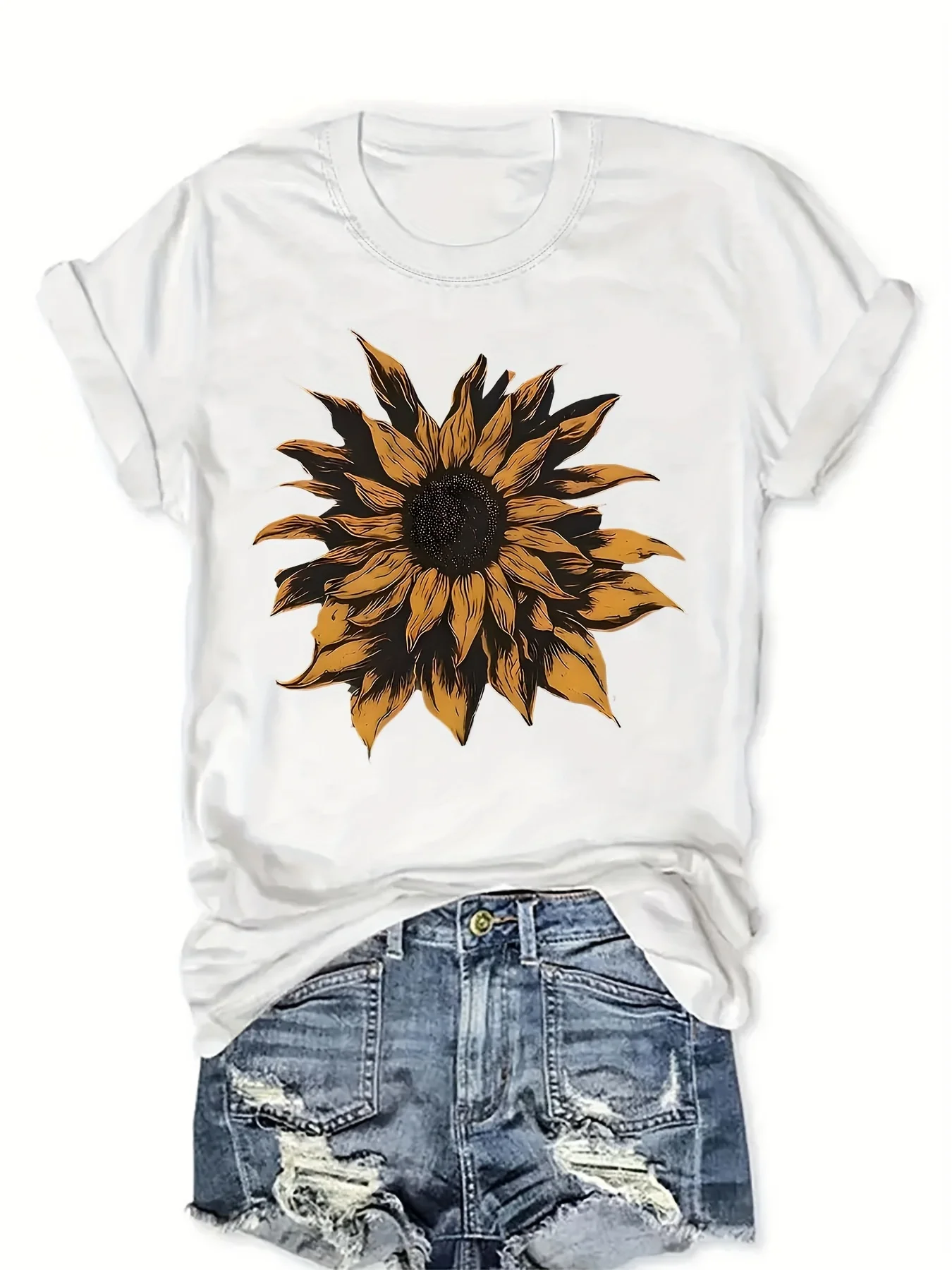 

Женская футболка больших размеров, одежда с короткими рукавами и графикой, свободный и повседневный, мягкий и удобный, дышащий, для занятий спортом на открытом воздухе