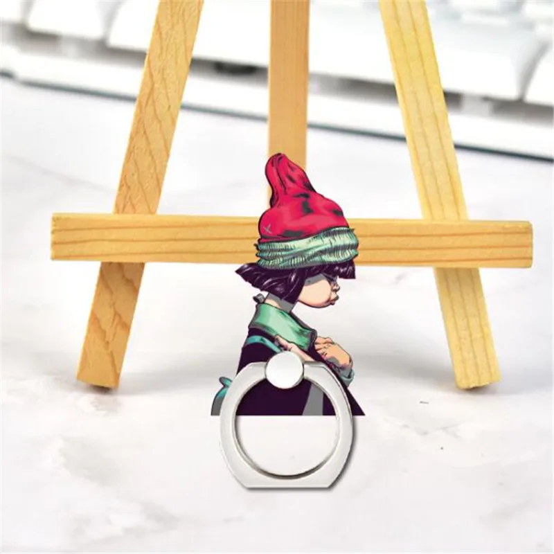 Cartoon Beauty Sexy Woman Girls Ring Phone Stand Holder Car Mobile Phone Holder Stand Suporte Celular For iPhone 11 All Phone