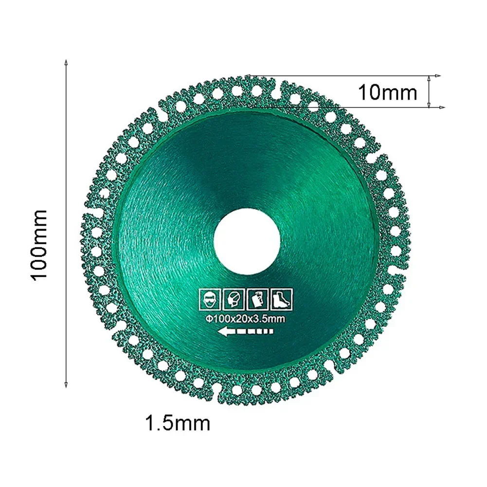 2pcs Composite Multifunctional Cutting Saw Blade Diamond Circular Saw Disc For Steel Metal Stone Marble Iron Rebar Cutting Disc