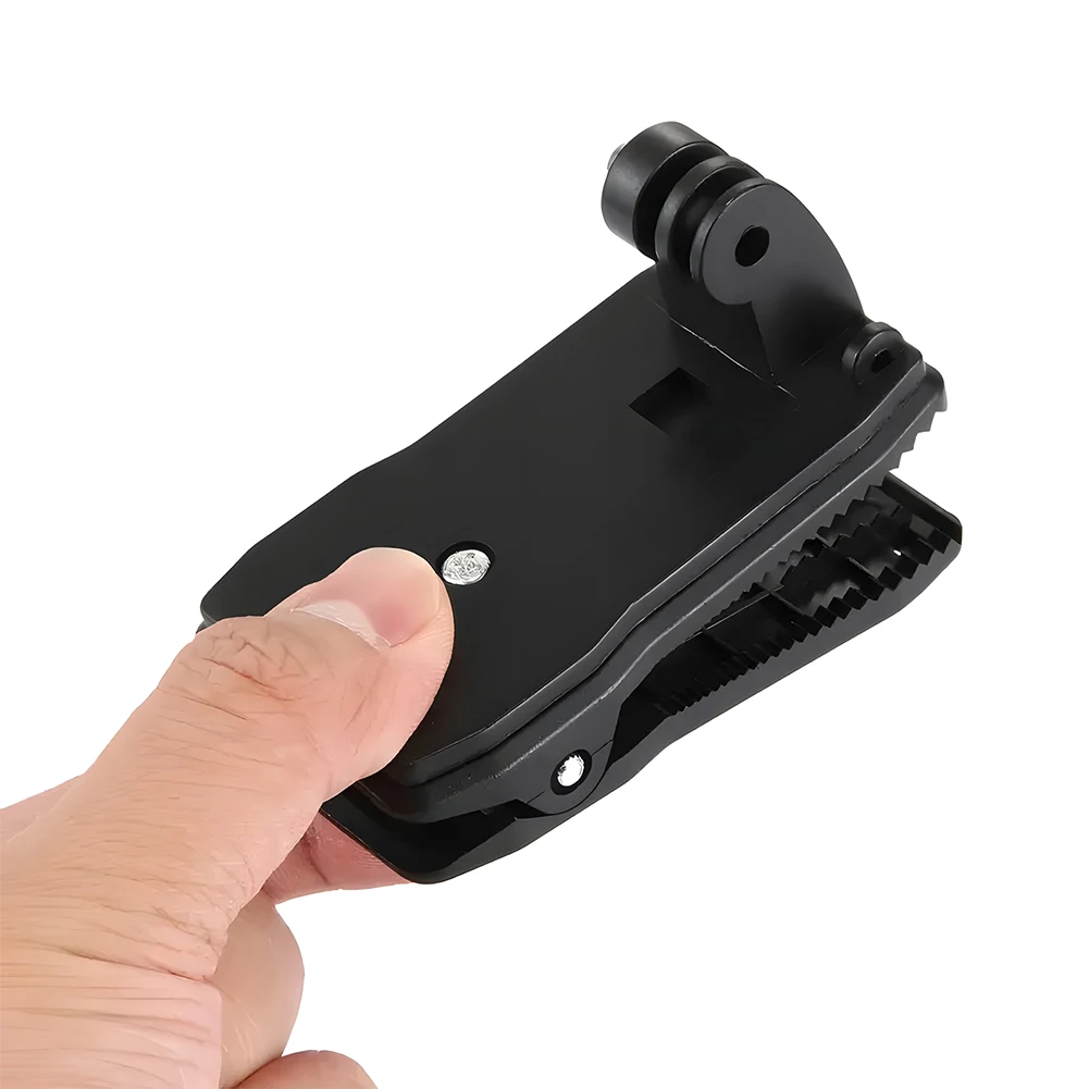 Action Camera Backpack Clip Holder for DJI Osmo Pocket 3 360-Degree Rotation Clip Mount for Gopro Hero Insta360 x3 Accessories