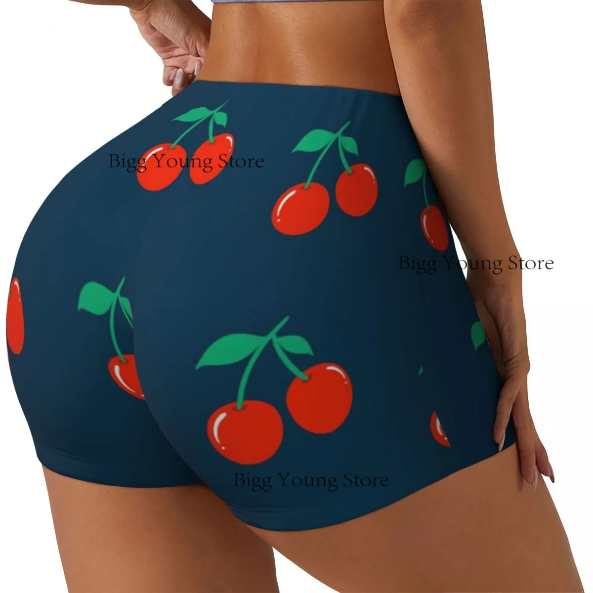 

Шорты Booty, сексуальные узкие спортивные шорты, красные вишневые женские удобные шорты для фитнеса для йоги
