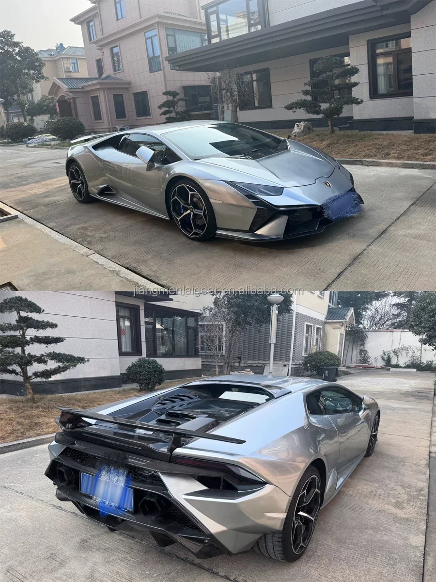 Lamborghini Tecnica Dry Carbon Fiber Body Kit Automotive Parts Front Engine Cover Lamborghini Huracan Upgraded Tecnica