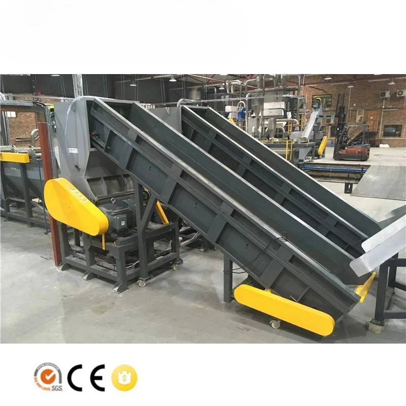 Plastic PET Water Bottle Recycling Crusher Machine