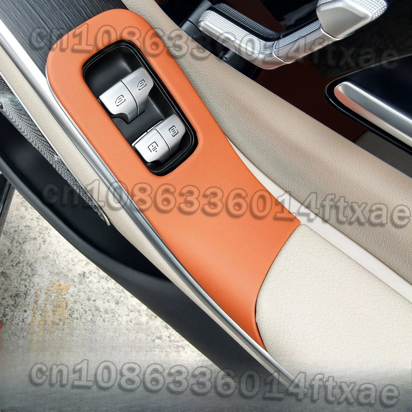 Suitable for Mercedes-Benz S-Class 21-26 S400L S450L Maybach S480 Window Lift Panel Button Frame Interior Protective Cover