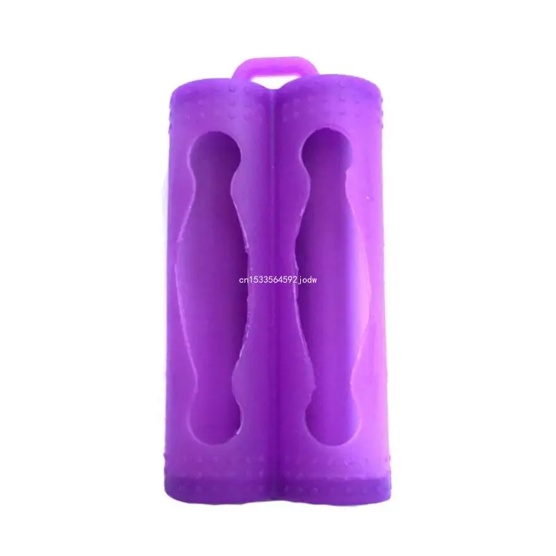 Durable Silicone Sleeve 2 Slots Battery Protector for Case Cover for 18650 Batte Dropship