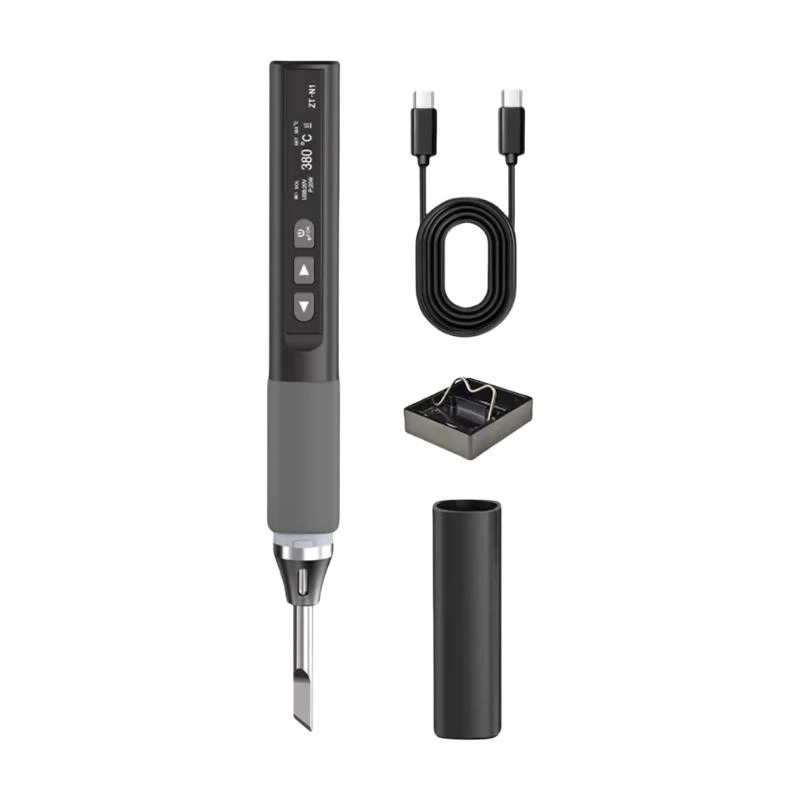 

Y1AD 96W Adjustable Temperature Soldering Iron 100-450℃ Welding Solder USB Charging Portable Repair Welding DIY Repair Tool