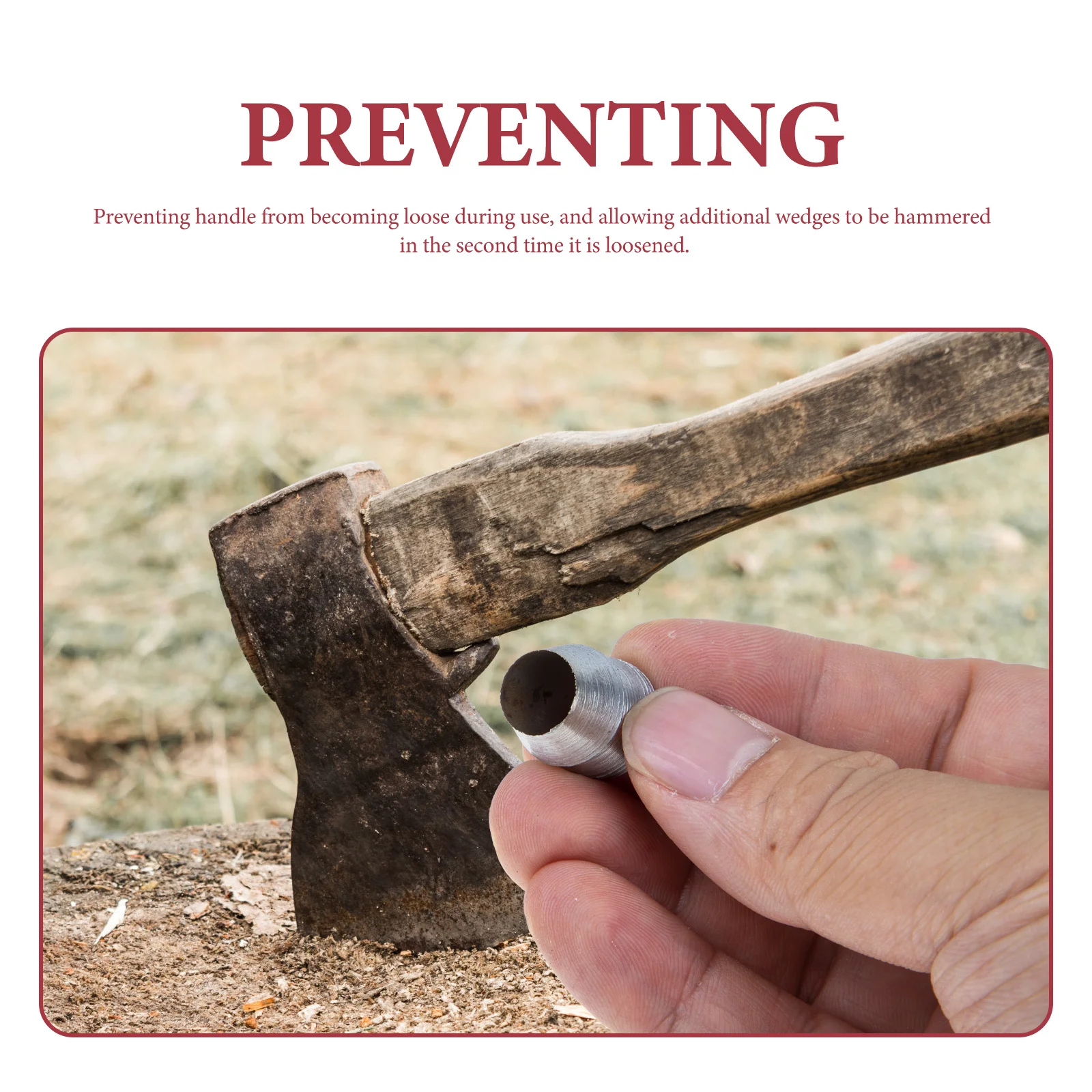 

25pcs Round Wedge Set Wedges For Handle Repair Durable Metal Wedge Tool Multi-Use Accessory