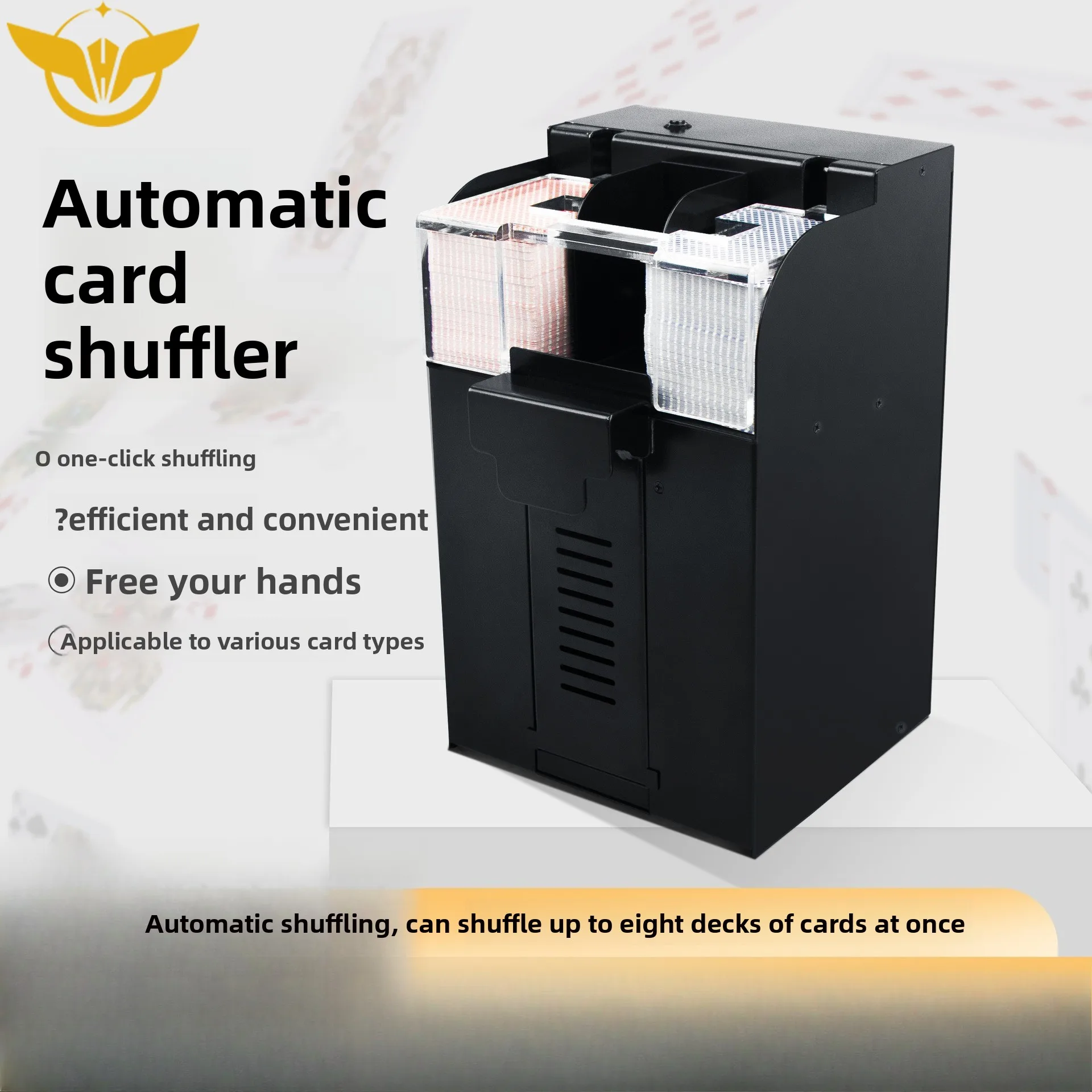 

8 pairs of shuffling machine Automatic noise reduction Integrated shuffling machine Three Kingdoms board game card