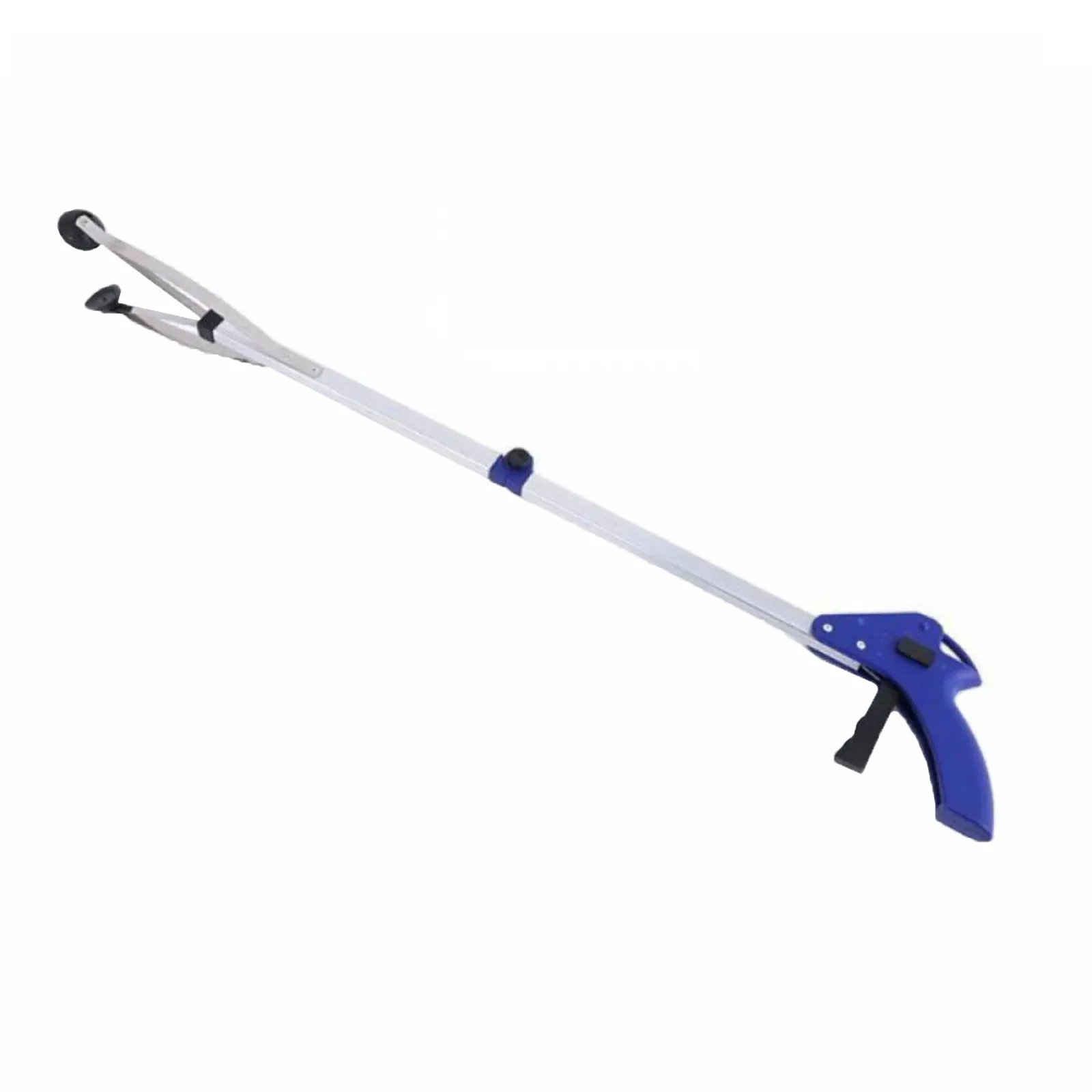 Long Foldable Thick Aluminum Alloy Helper Grabber Garbage Collector Sanitation Broom Waste Clip  Lightweight Tools for Seniors