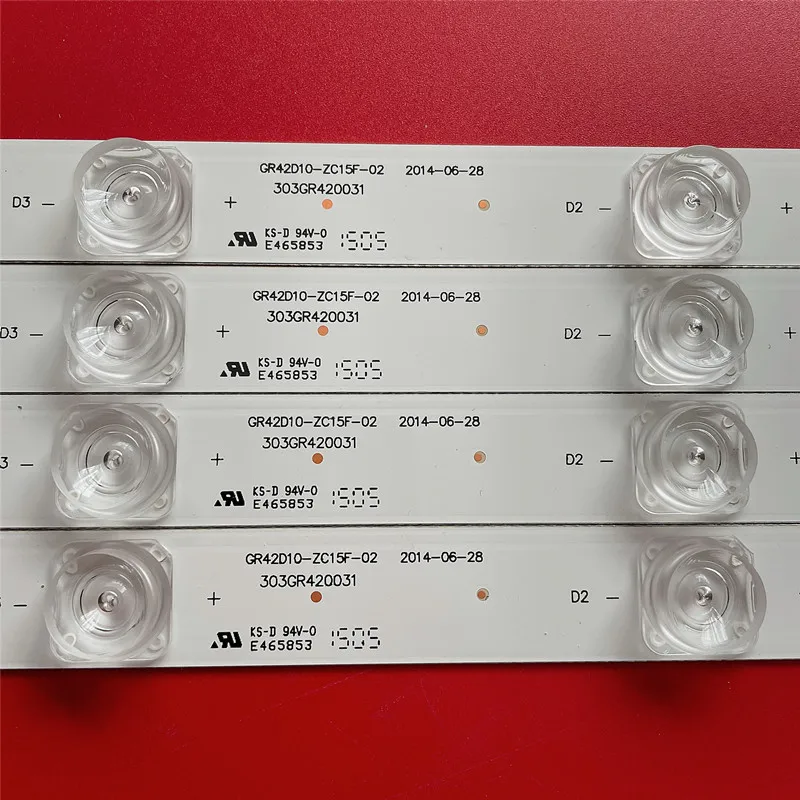 LED Backlight strip 10 lamp for LE42A7100 LE42A7100M LH42M6000 42A5J LE42A5000 H42E07 GR42D10-ZC15F-02 303GR420031 3v/led