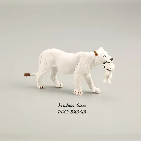 Lejonfigur Leksaksdjur Figurer Lejoninna Djungel Vilda Djurfigurer Actionfigur Barnleksak Plastleksaker Barnpresenter 10 best sales djungeldjur - №8