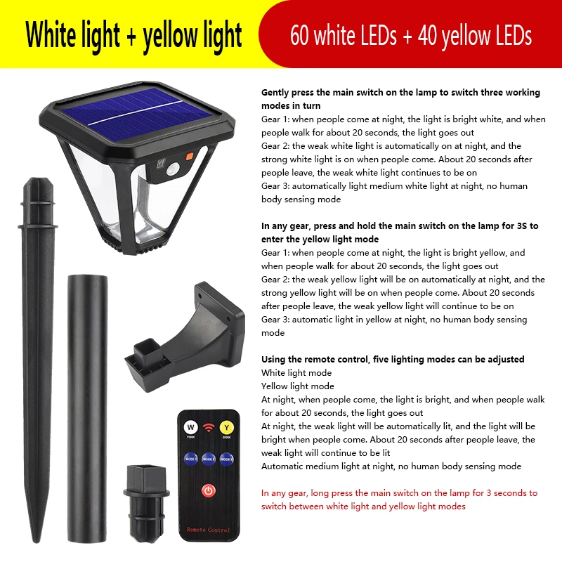 LED Solar Lampe Im Freien Wasserdichte PIR Motion Sensor Solar Rampenlicht Landschaft Rasen Lampe Wand Licht Für Terrasse Pfad Garten Decor