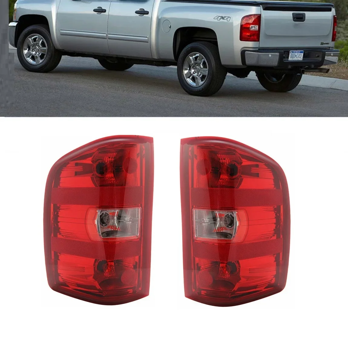 

Rear stop Tail Light lamp Brake light for Chevrolet silverado 2007 2008 2009 2010 2011 2012 2013 taillights