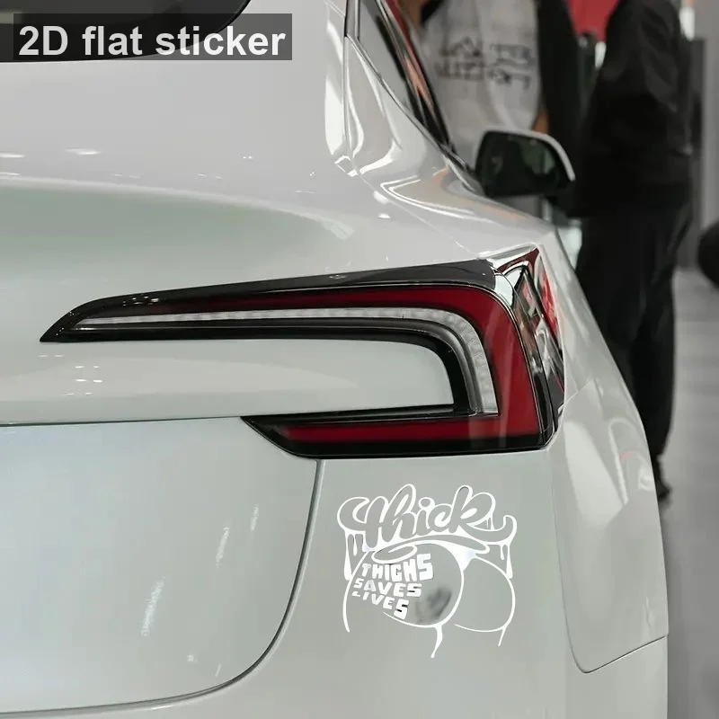 Thick Legs Save Life Motorcycle Stickers - High Transparency Scratch/Abrasion Resistant Strong Adhesion Decor