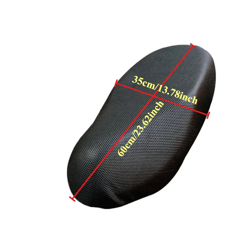 Motorcycle Accessories Motorcycle Cushion Seat Cover 3D Mesh Protectorl Anti-Slip Cushion Mesh Net Anti-skid Pad Mesh Seat Cover