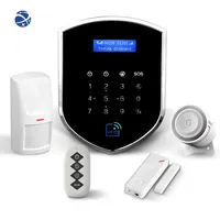 Wireless DIY Home Security Tuya WIFI/GSM/RF433 Alarm System SMS Smart Alarm System with PIR Detector Door Sensor Siren