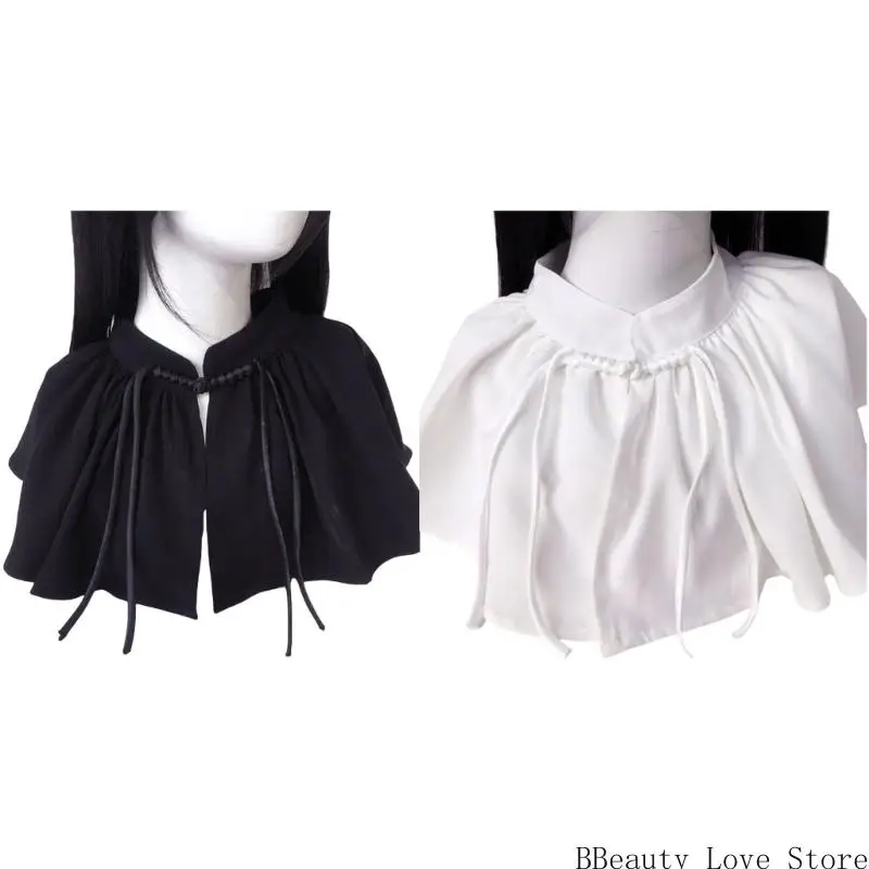 

Mystical Capelet for Fashion Enthusiasts Unique Street Shawl Solid Color Shoulder Wrap for Themed Event