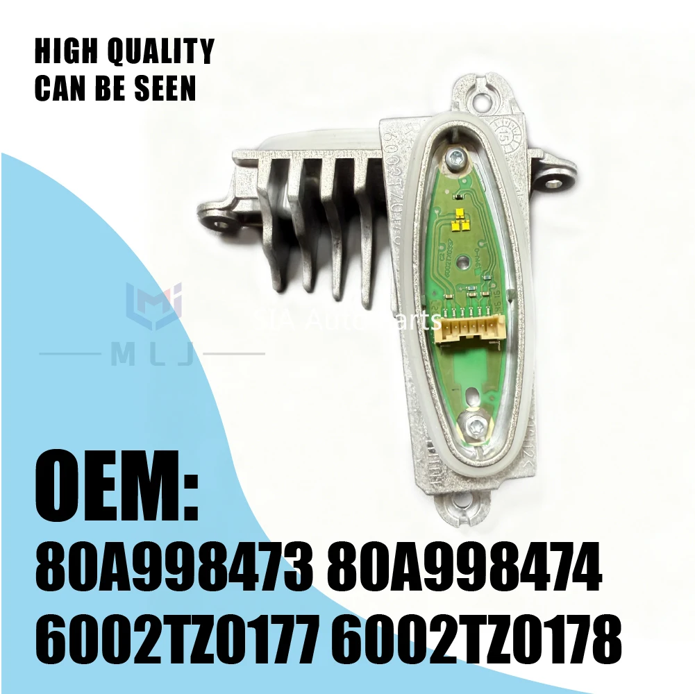 

OEM 80A998473 80A998474 For 2018-2020 Audi Q5 Headlight LED Angel Eyes Daytime Running Light White Module 6002TZ0177 6002TZ0178