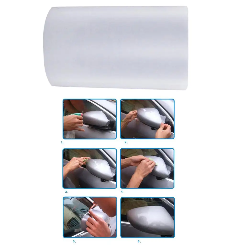 Car Door Sill Edge Cover Film Sheet PVC Wrap Sticker Protect Accessories