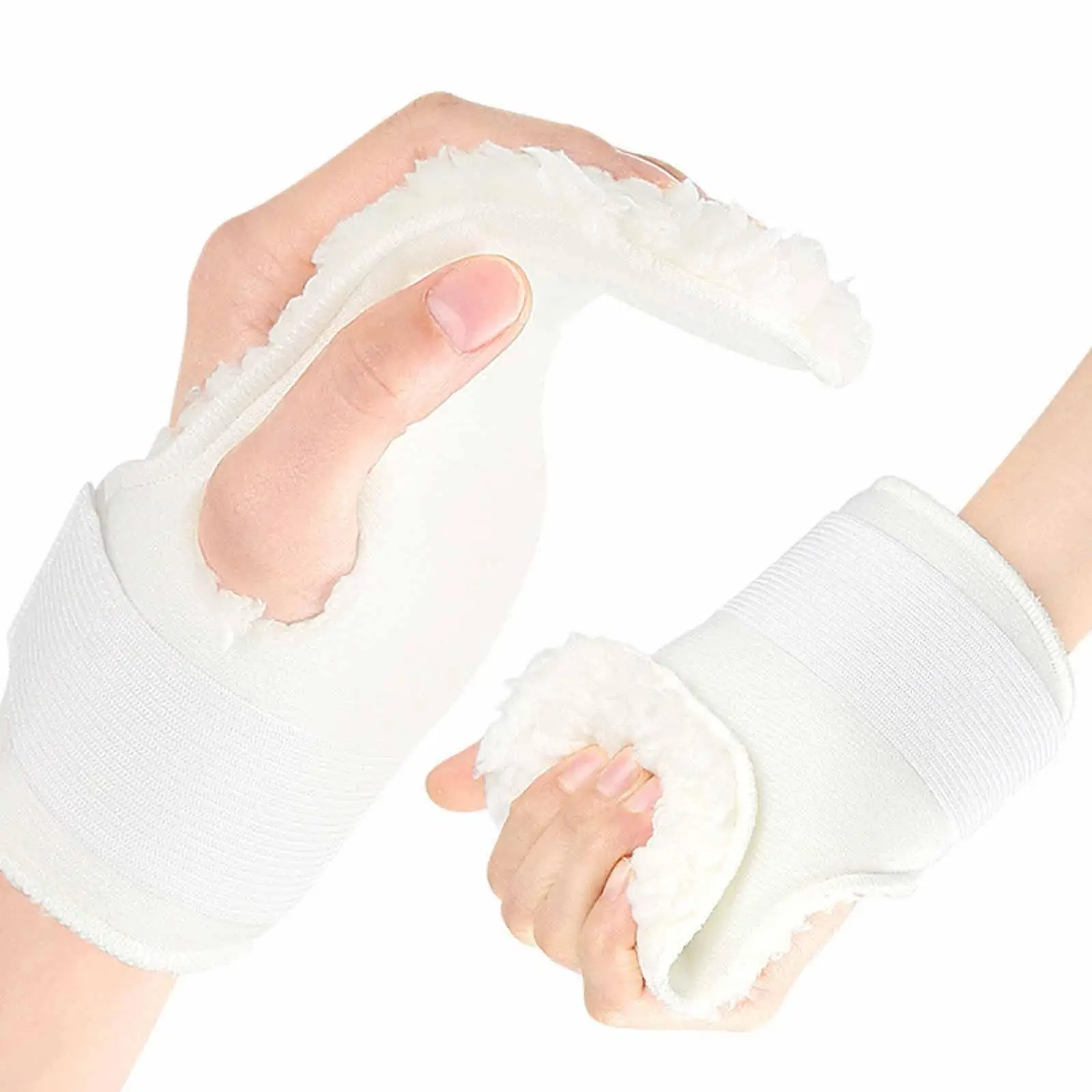 Palm Protector Thermal Velvet Sponge Palm Sleeve Breathable Elastic Guard for Wrist Support in Sensitive Hands